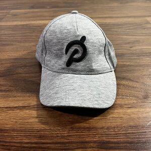 Peloton Embroidered Logo Hat Bike Gray/Black Adjustable Snapback Adult ONE SIZE
